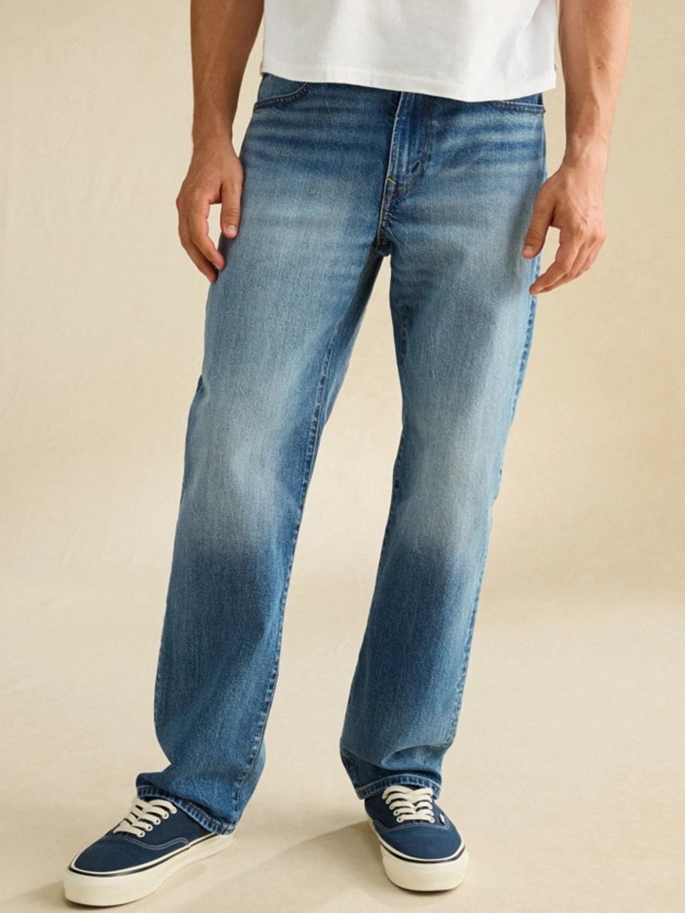 Mens American Eagle easy flex tencel relaxed straight jeans 30 X 32 NWT